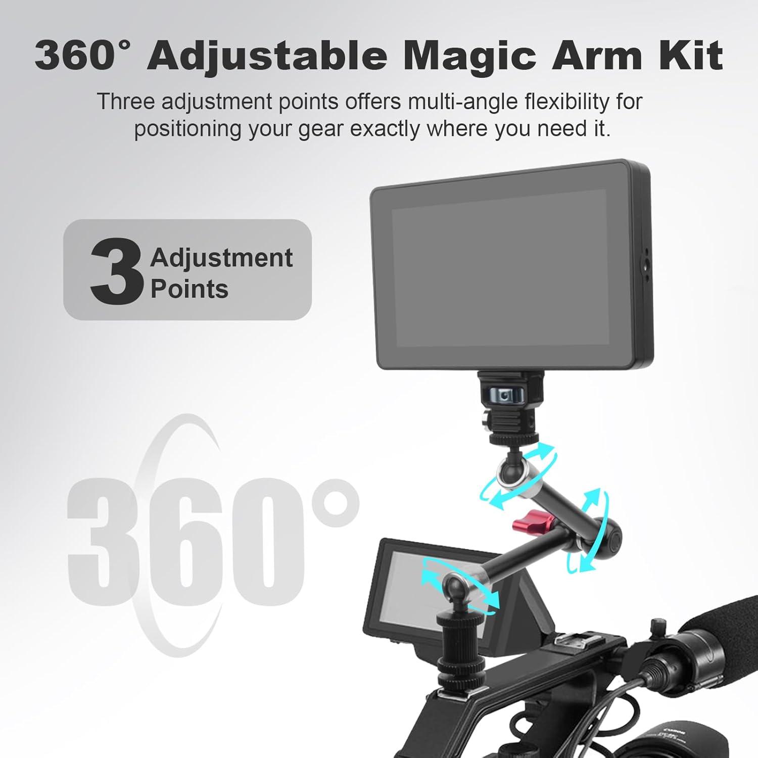 Brazo Mágico Articulado 28cm Mechrig SY031 Aluminio 2.5kg