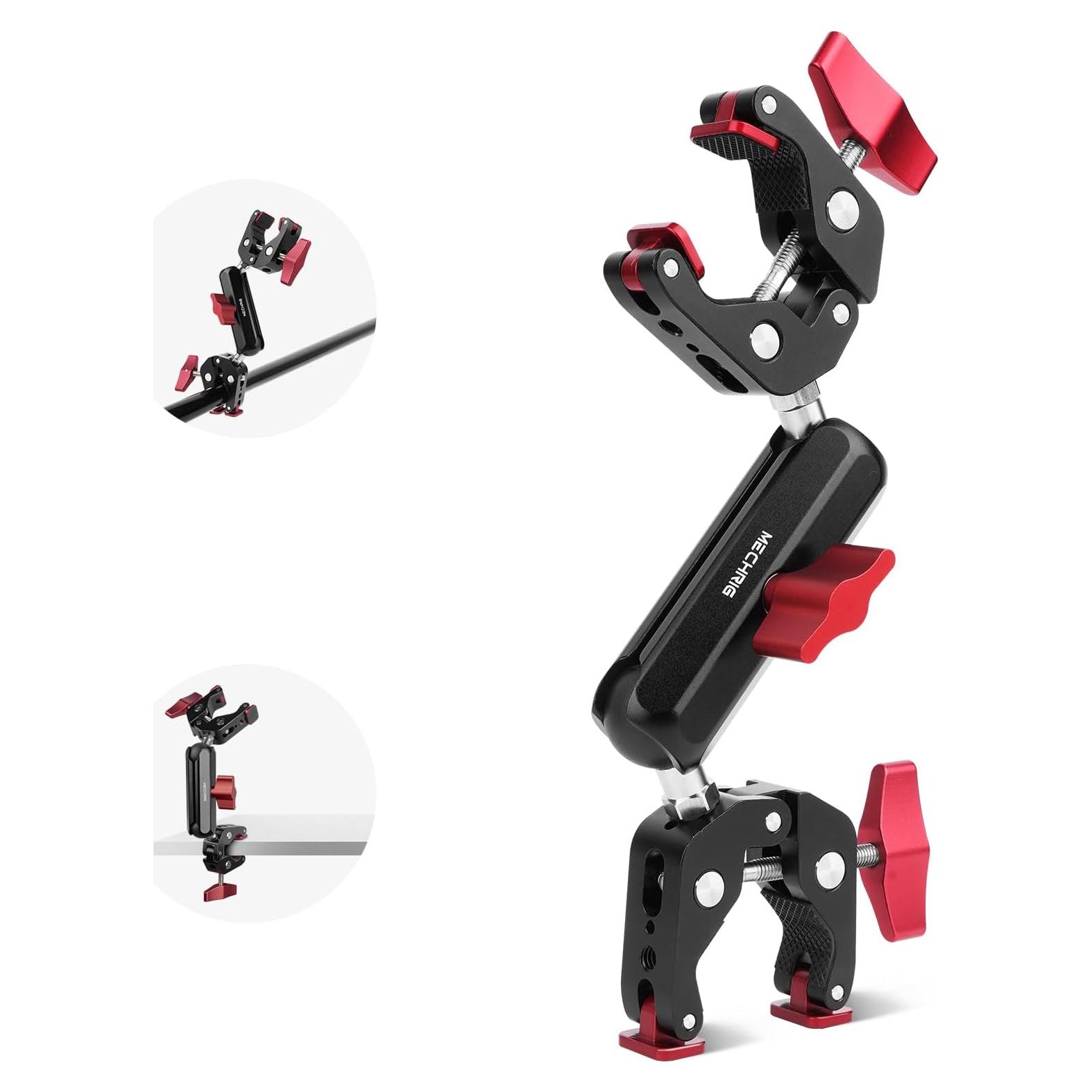 Doble Abrazadera Mágica Mechrig MRJC010 para Montaje de Cámara