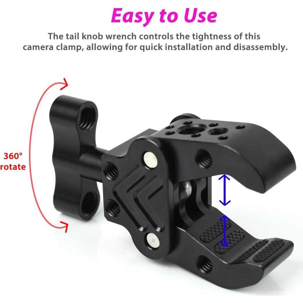 Super Clamp Akeipho para Cámara y Accesorios Fotográficos