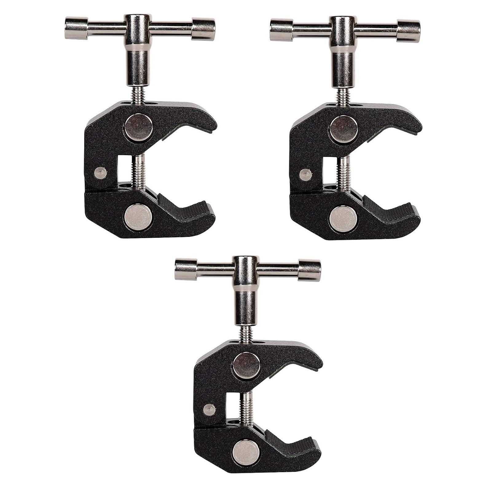 Super Abrazadera QYXINC con Rosca 1/4 y 3/8 para Fotografía