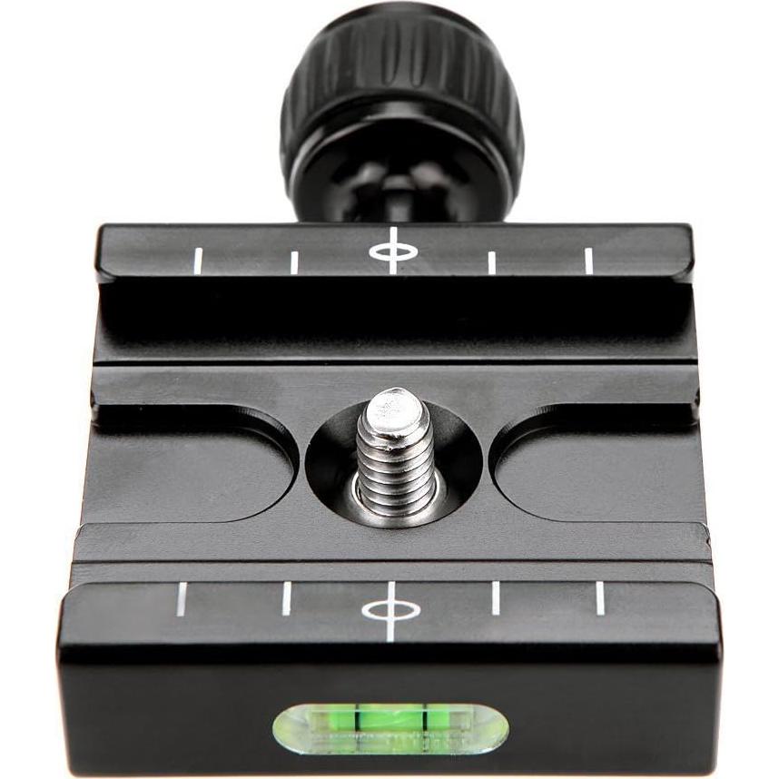 Abrazadera Arca Swiss Fotasy 50mm con Placa QR y Nivel