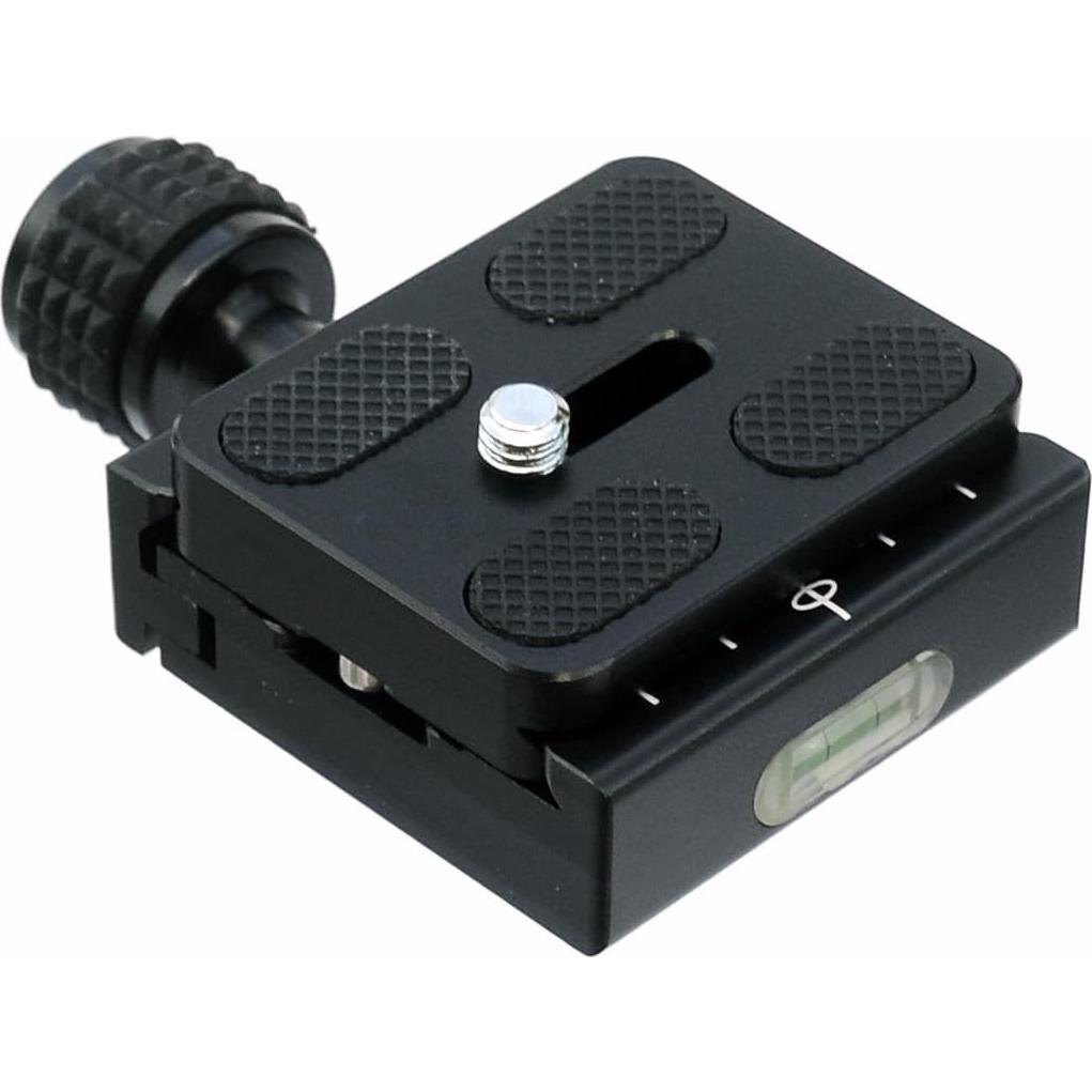 Abrazadera Arca Swiss Fotasy 50mm con Placa QR y Nivel