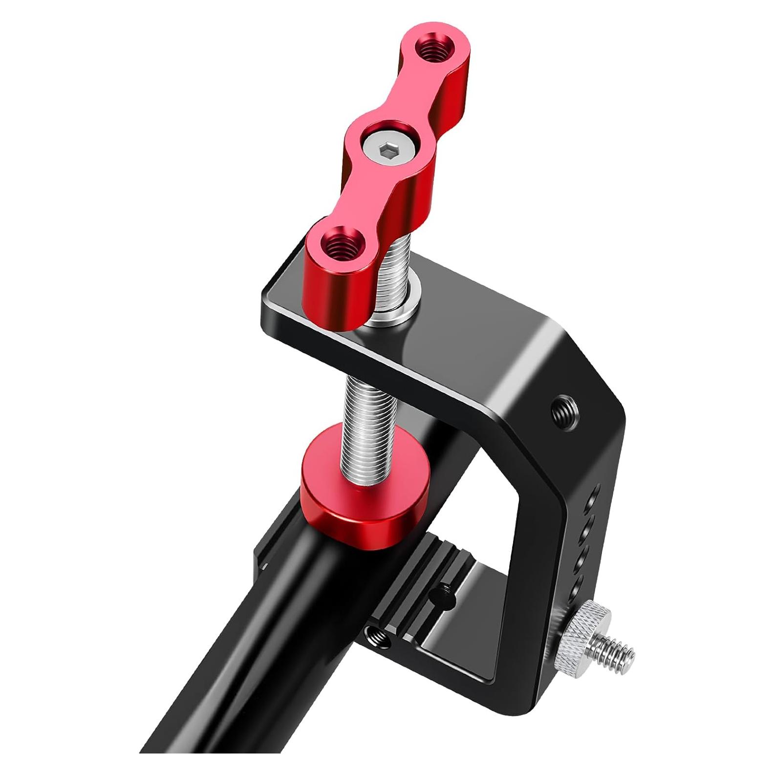 Soporte de cámara C Clamp LANXIRE con tornillo 1/4" y 3/8"