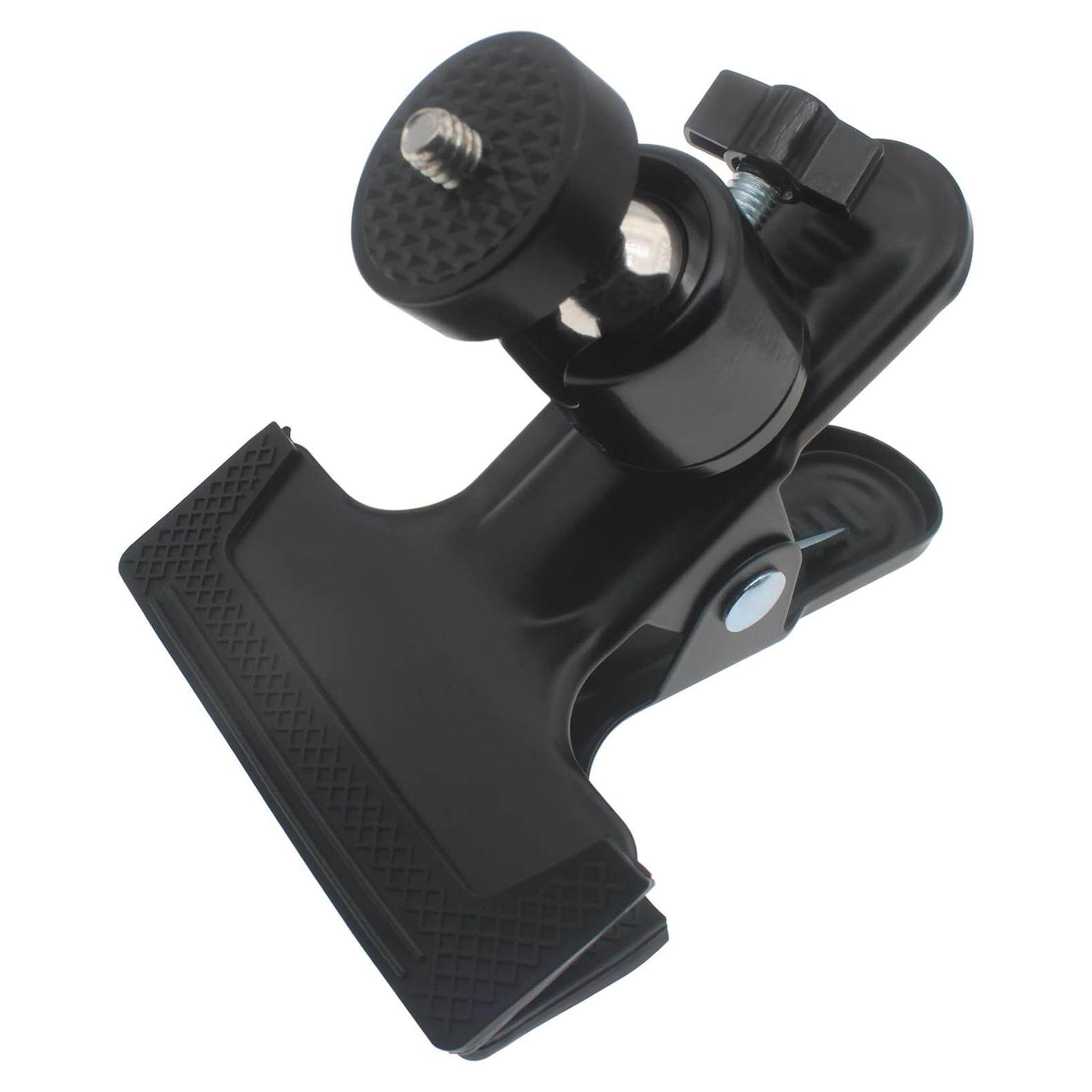 Abrazadera de Trípode HAJXZH para Cámara 360° Clip Negro