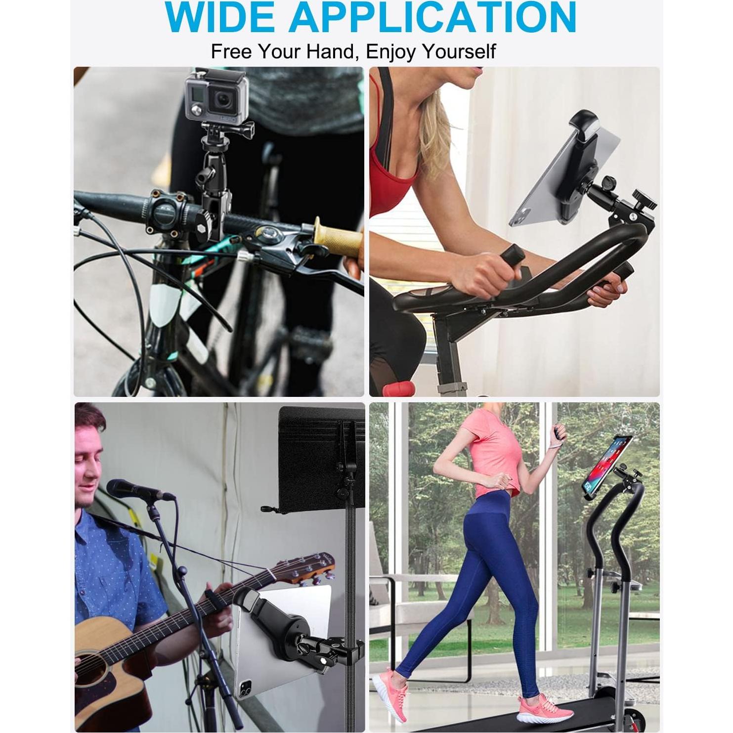 Soporte para Tableta Grande Woleyi con Rosca 1/4" para Bicicleta