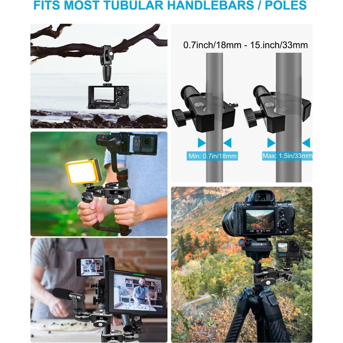 Soporte para Tableta Grande Woleyi con Rosca 1/4" para Bicicleta