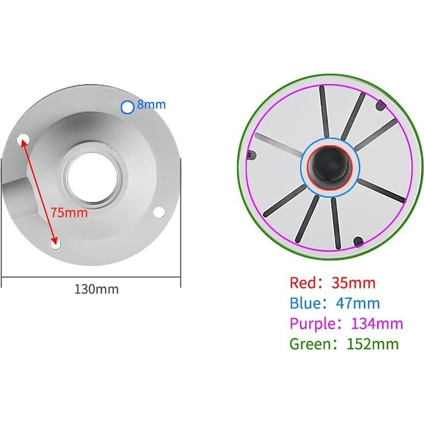 Soporte Universal para Cámara de Seguridad CompCCTV J Beige