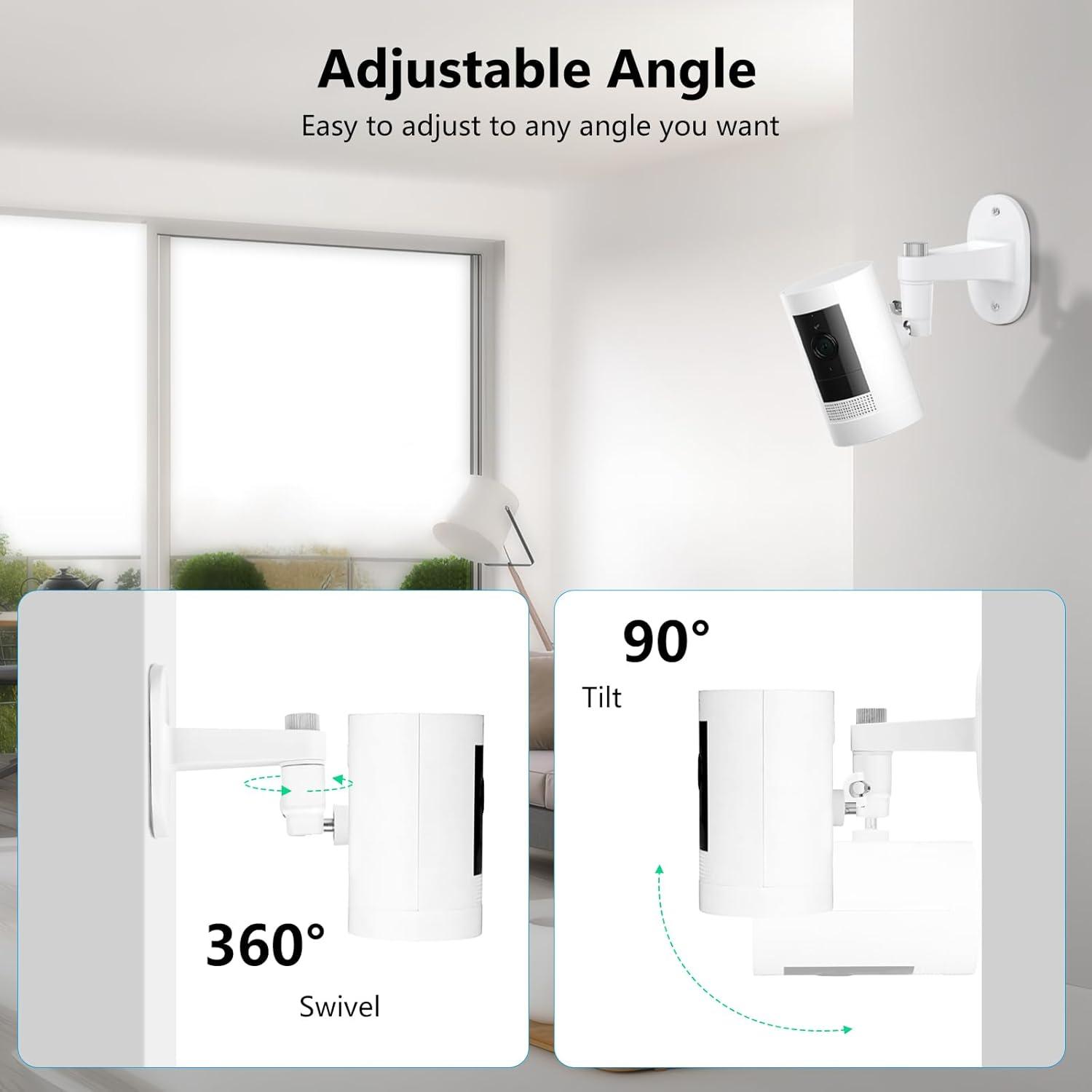 Soporte de Pared Ajustable para Cámara Ring - 2 Pack