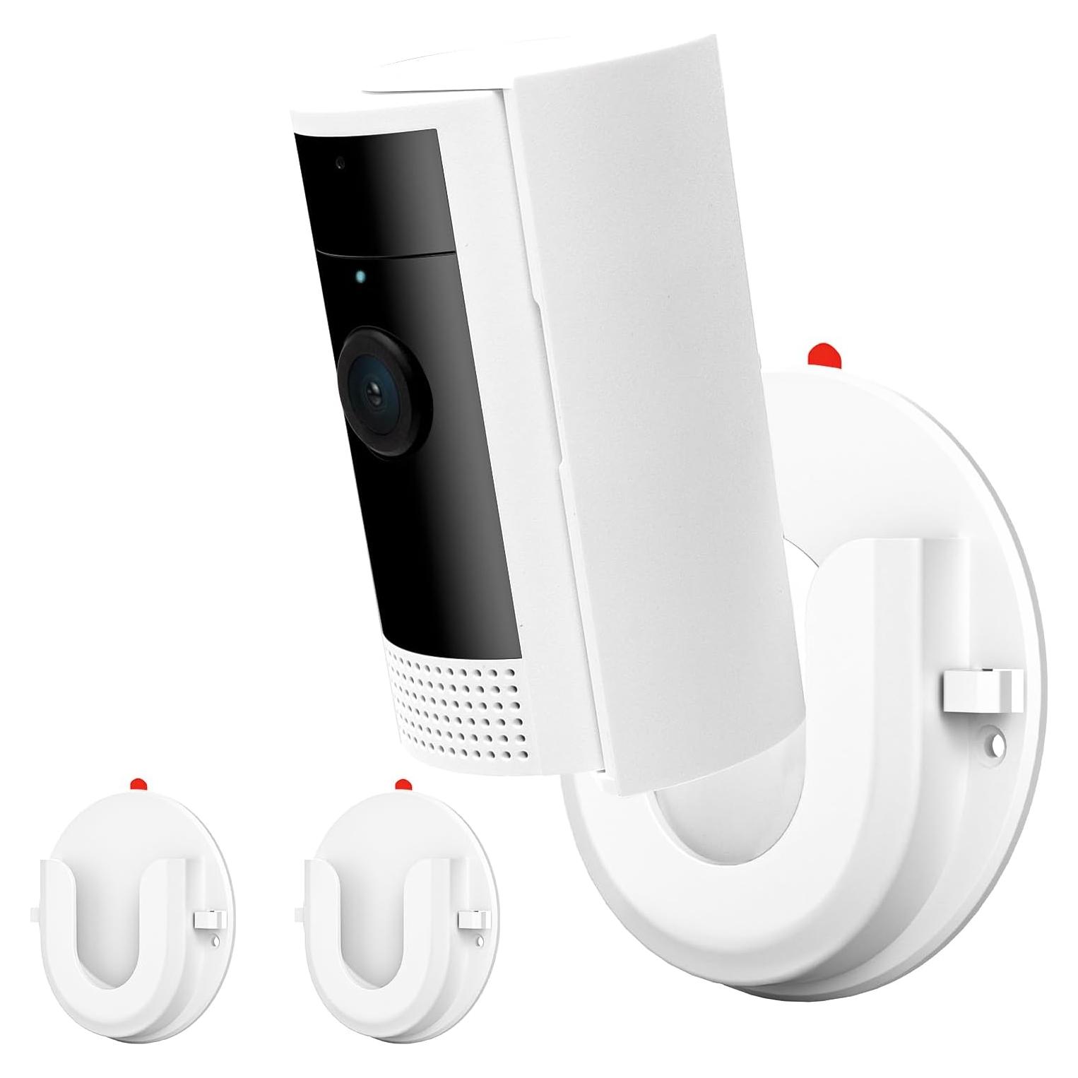 Soporte Adhesivo para Cámara Ring iTODOS - 2 Piezas, Instalación Sin Perforación