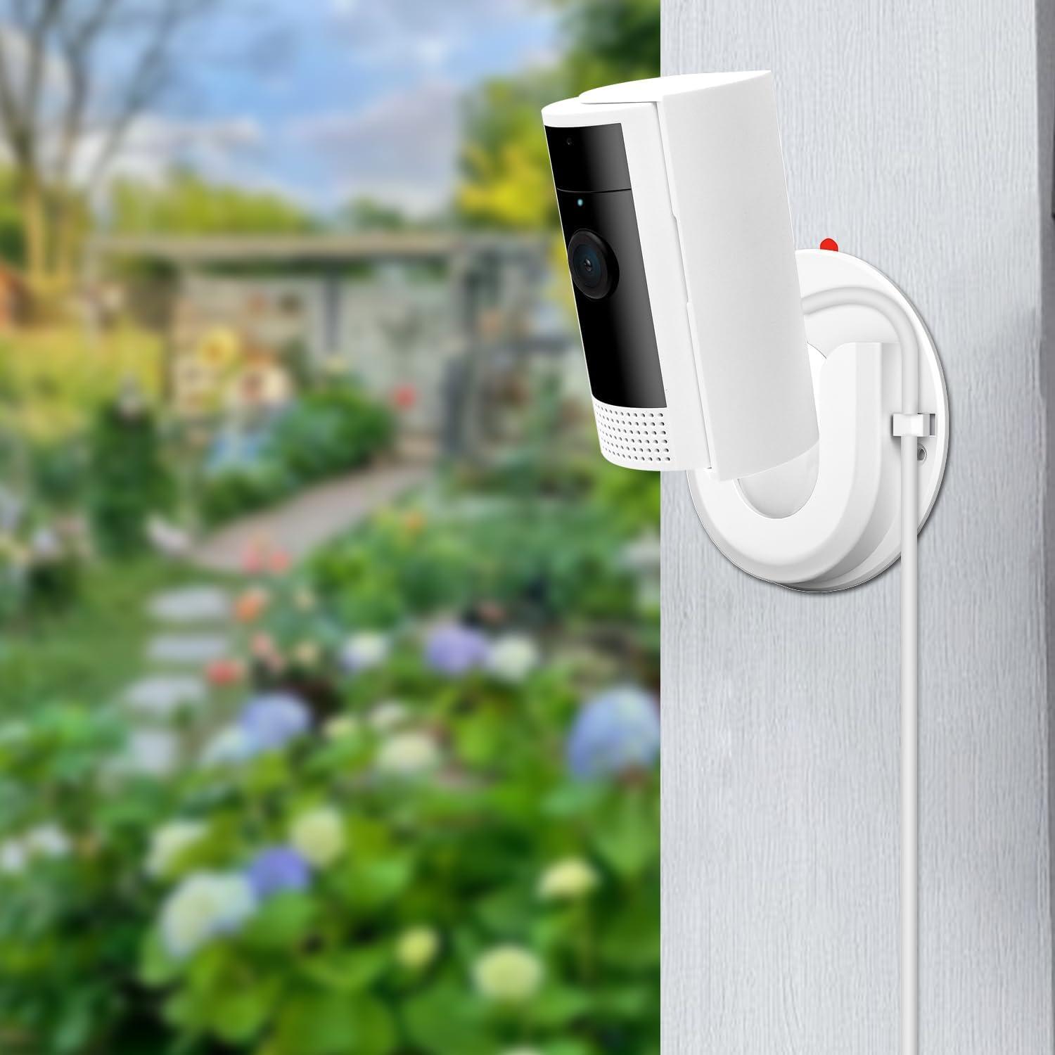 Soporte Adhesivo para Cámara Ring iTODOS - 2 Piezas, Instalación Sin Perforación