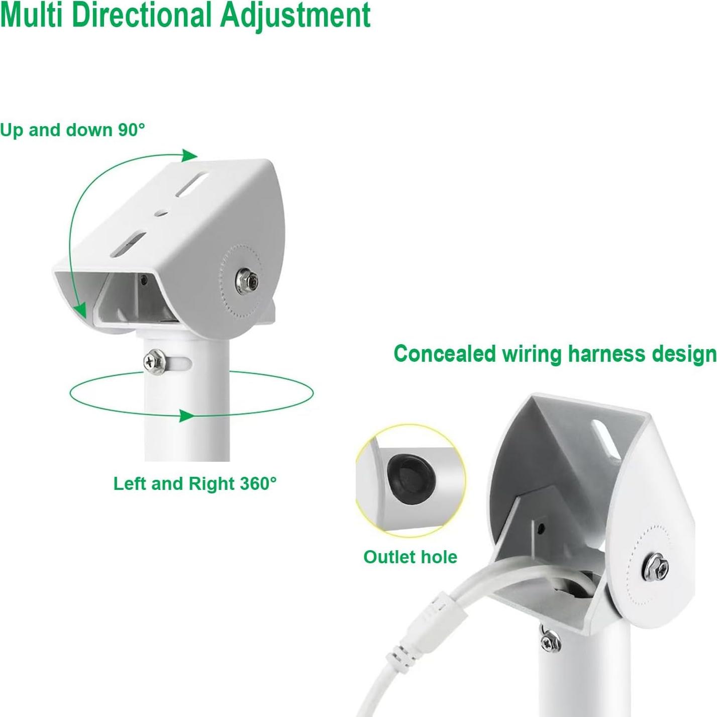 Soporte de cámara de seguridad USIDAER ajustable 20 cm