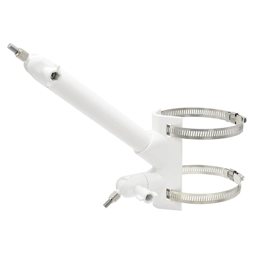 Soporte de Poste 2 en 1 Holicfun para Cámara y Panel Solar - Blanco