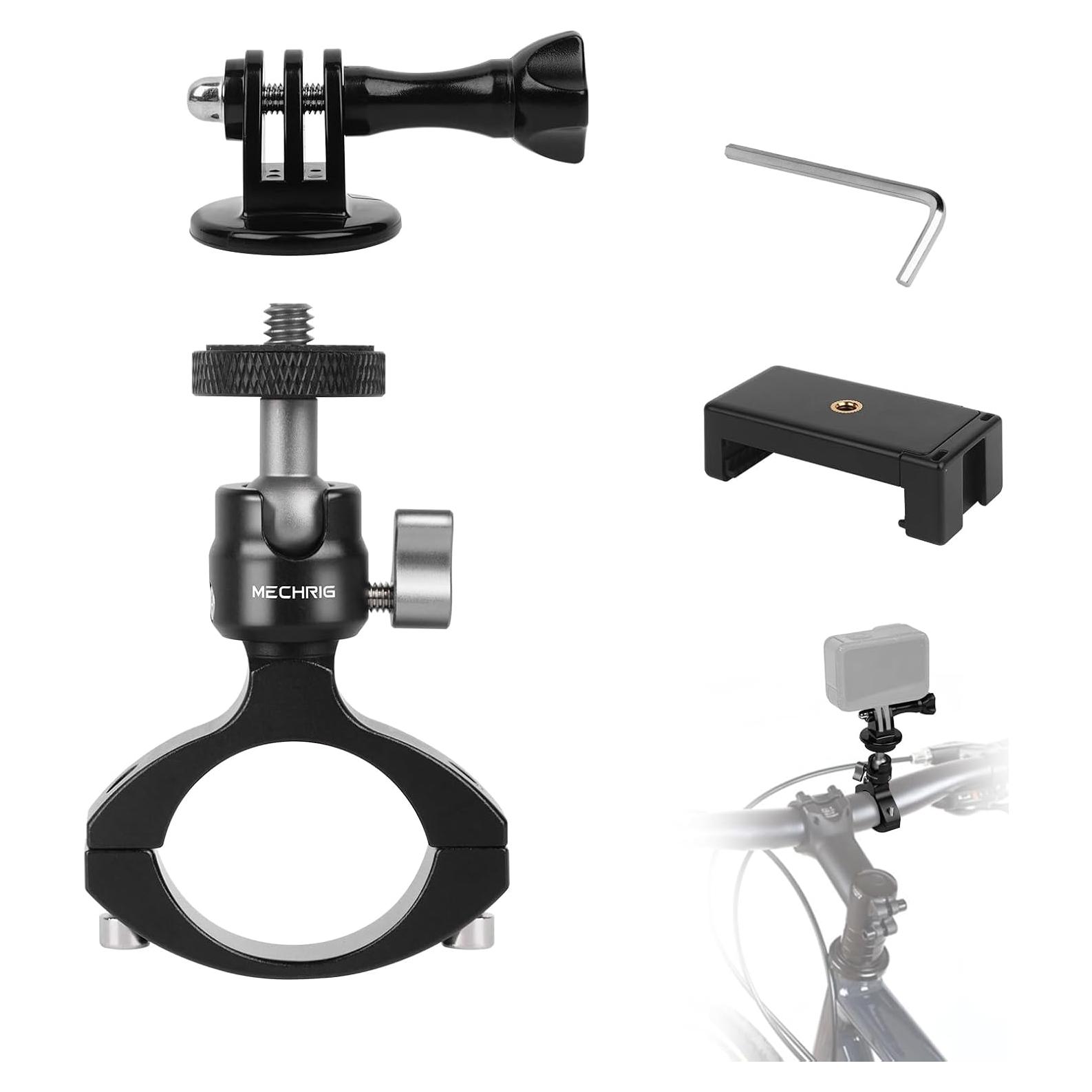 Soporte de Manillar para Bicicleta Mechrig con Adaptador 1/4