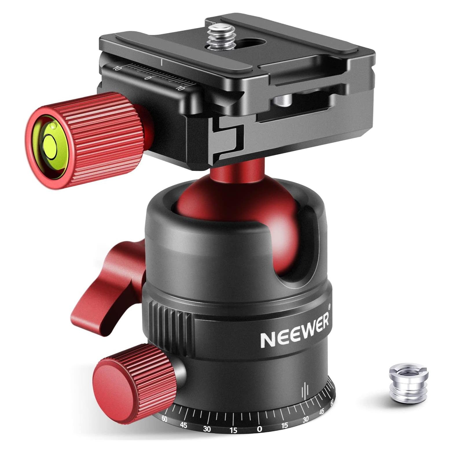 Cabezal de Trípode NEEWER GM28 con Placa Rápida 5kg