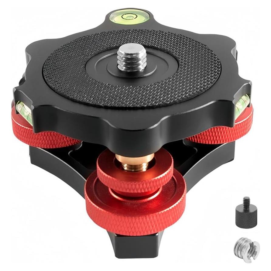 Cabezal de nivelación de trípode WYSXEBWZ +/−5° 15 kg