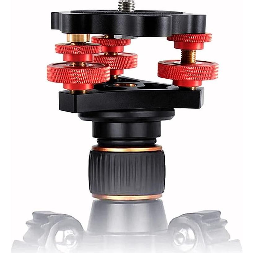 Cabezal de nivelación de trípode WYSXEBWZ +/−5° 15 kg