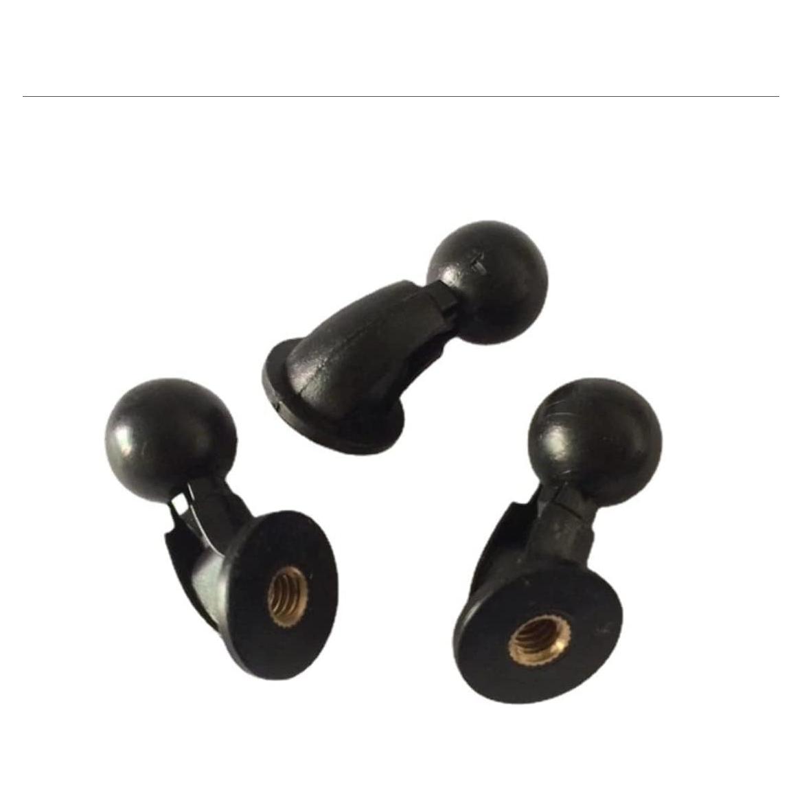 Adaptador de Montaje de Bola Giratorio VizGiz 17mm a 1/4" - 2 Piezas