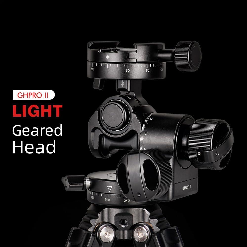 Cabezal de Trípode GH-PROII Sellvia con Engranaje de 3 Vías