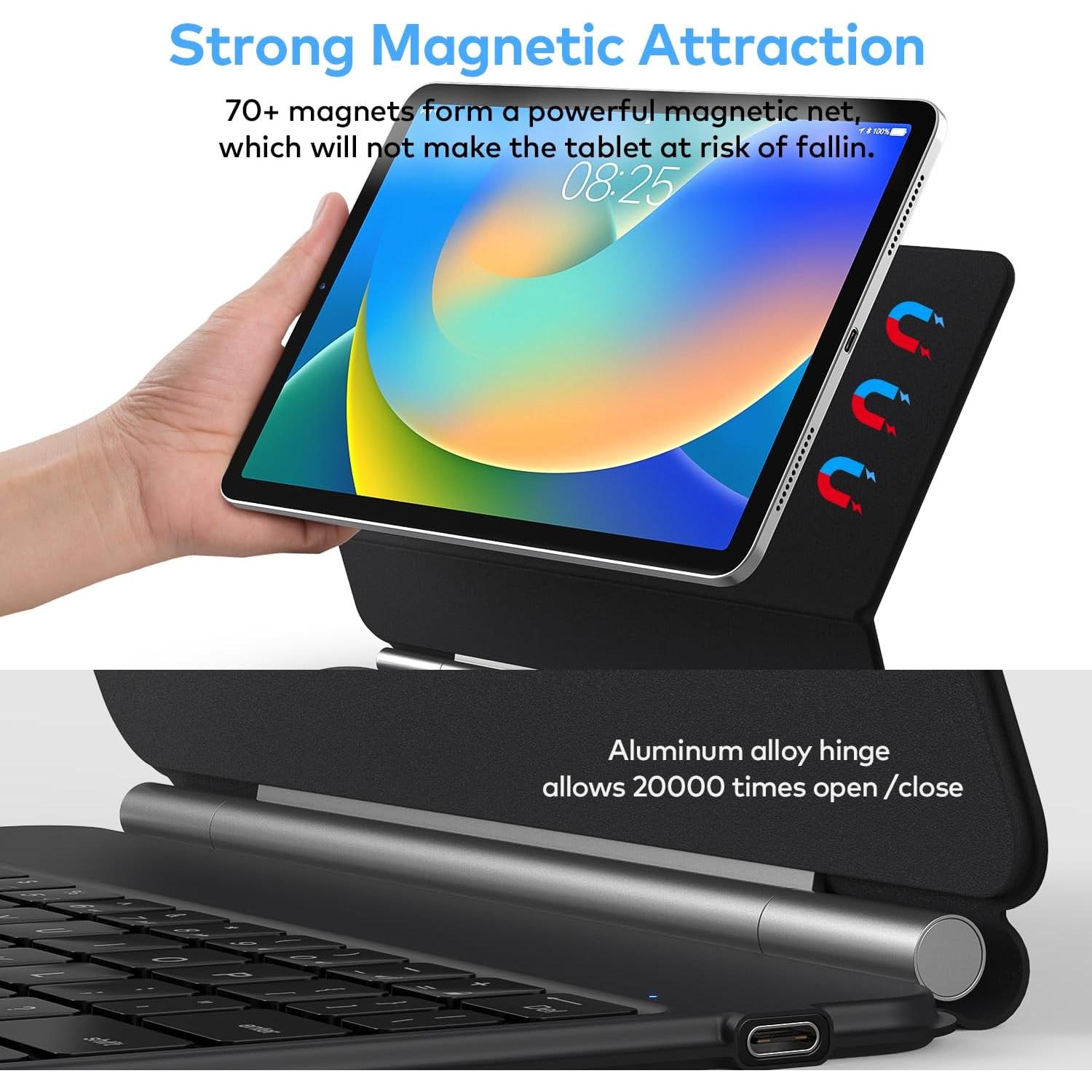 Funda Teclado iPad 10.9" 10ª Gen 2022 - Trackpad y Soporte