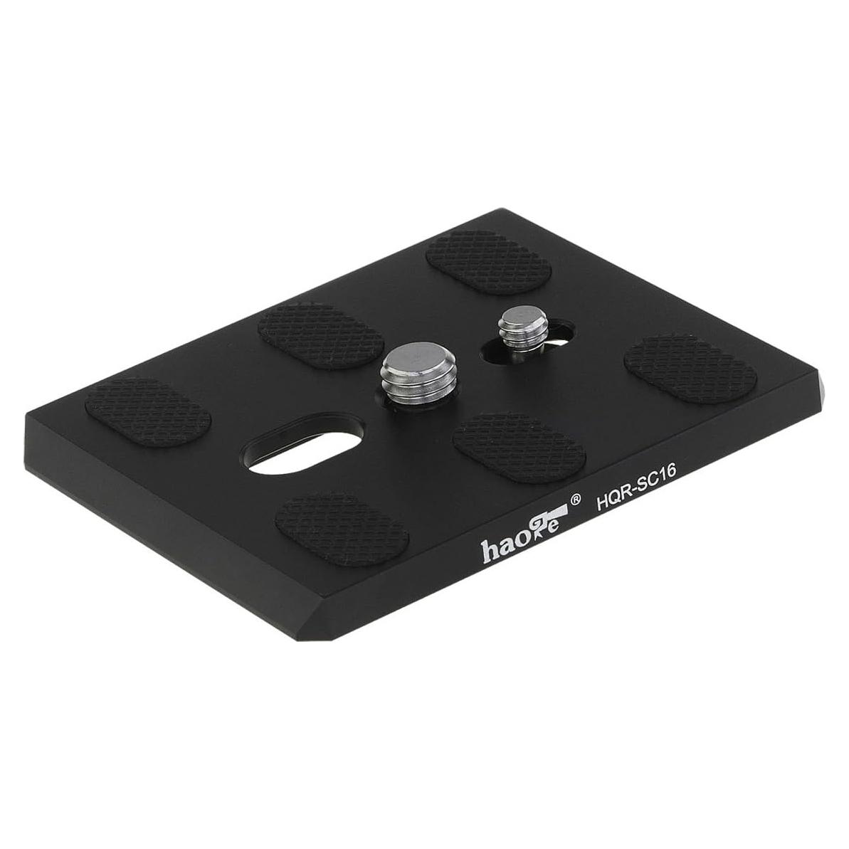Placa de liberación rápida Haoge HQR-SC16 para Sachtler