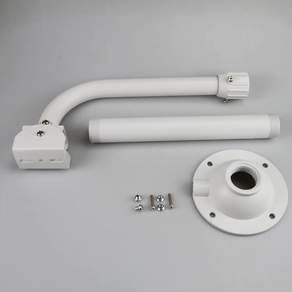 Soporte de cámara CCTV ajustable telescópico Aluminio Beige 40.6-60 cm