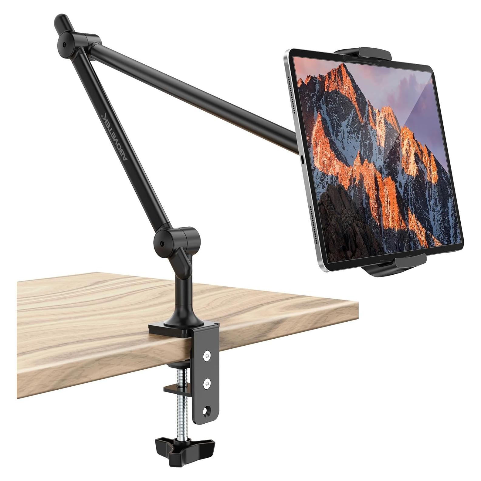 Soporte para Tableta AboveTEK TS-388B Ajustable 360° Negro