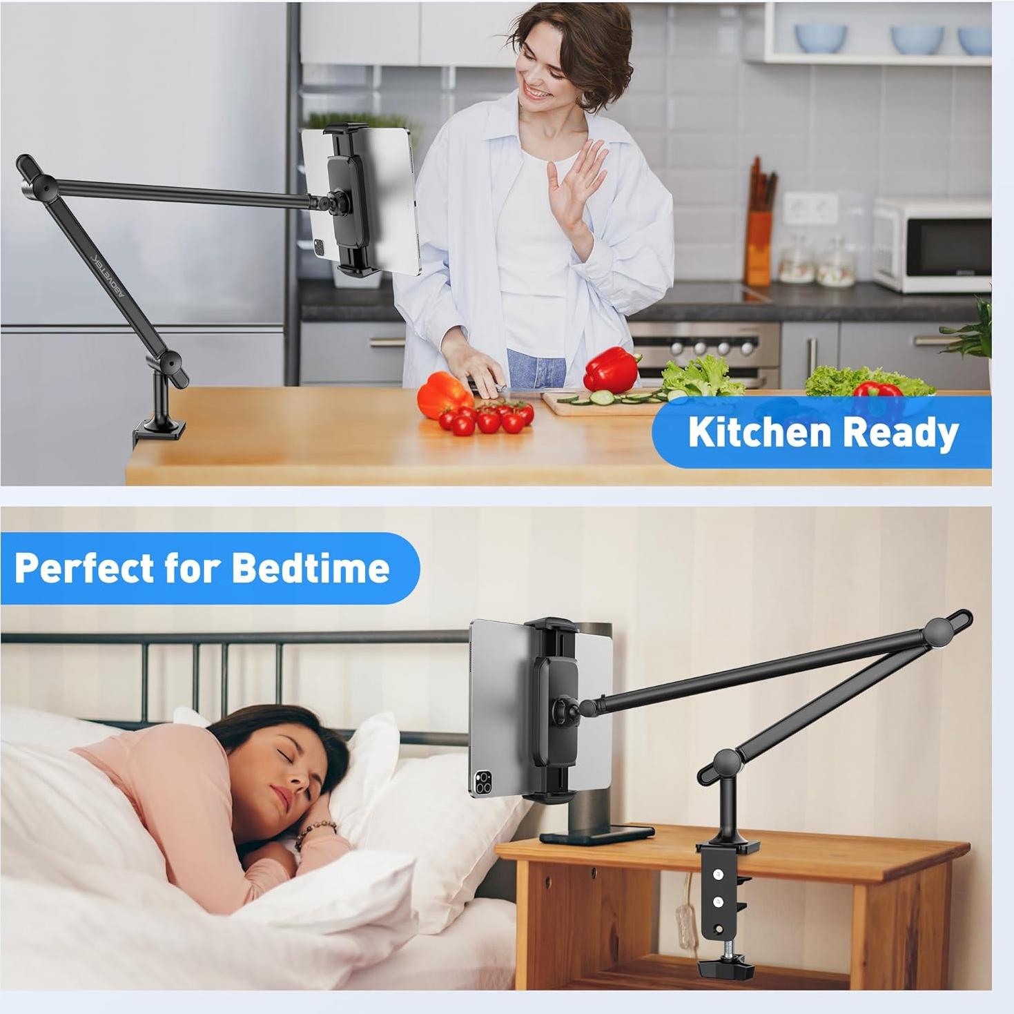 Soporte para Tableta AboveTEK TS-388B Ajustable 360° Negro