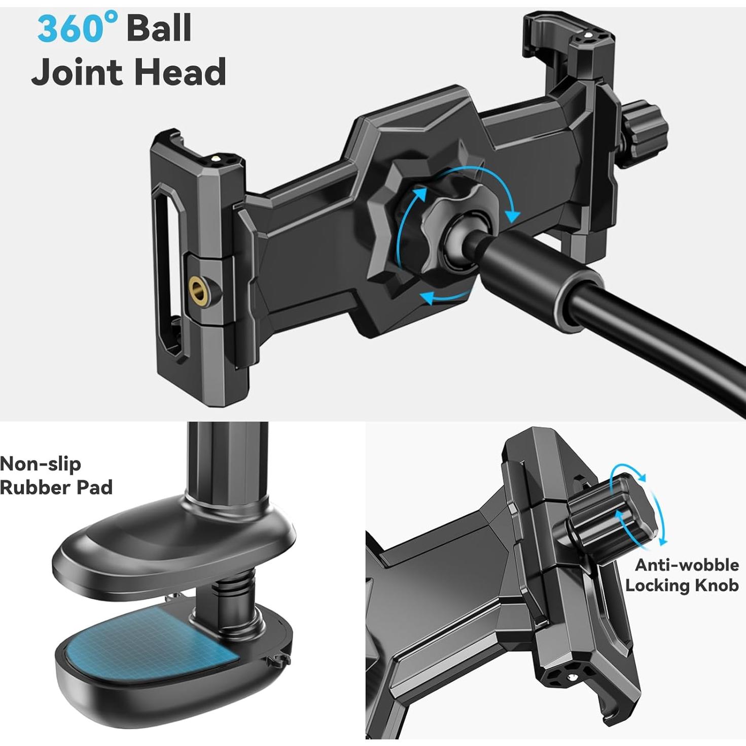 Soporte para Tableta KDD Gooseneck Ajustable 99 cm