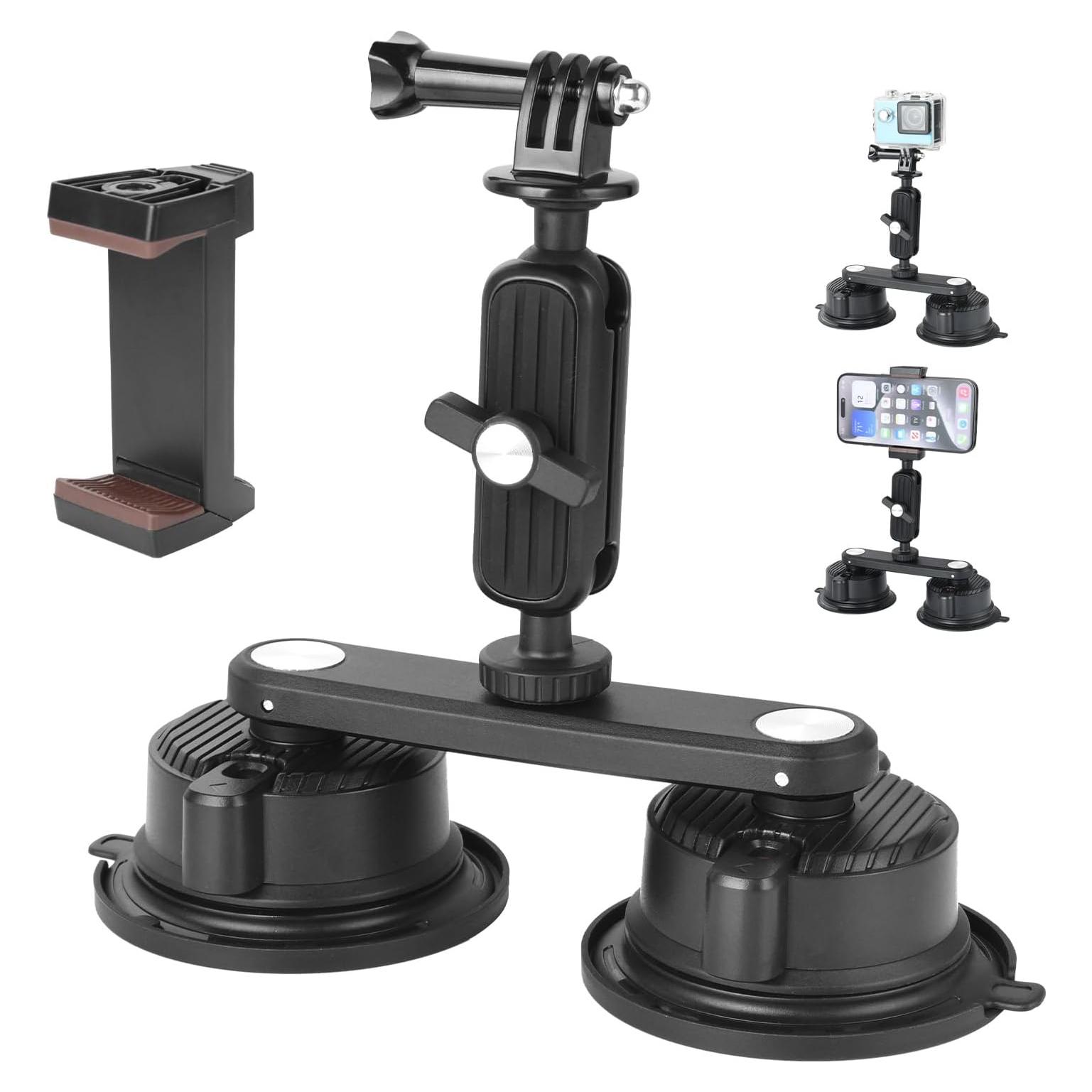 Soporte de Ventosa UTEBIT para GoPro y Teléfono Móvil