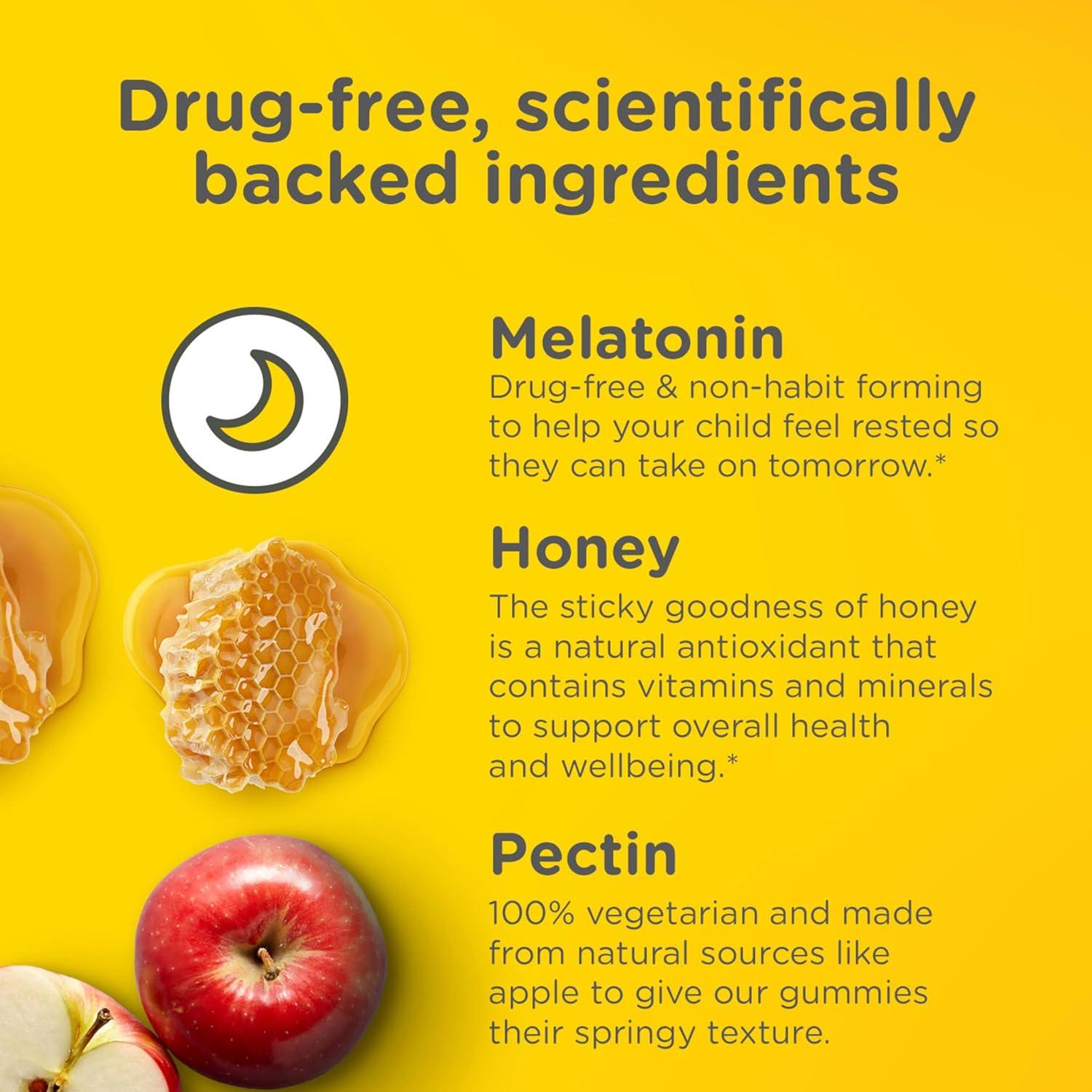 Gomitas de Melatonina Zarbee's para Niños 60 Unidades Sabor Fresa