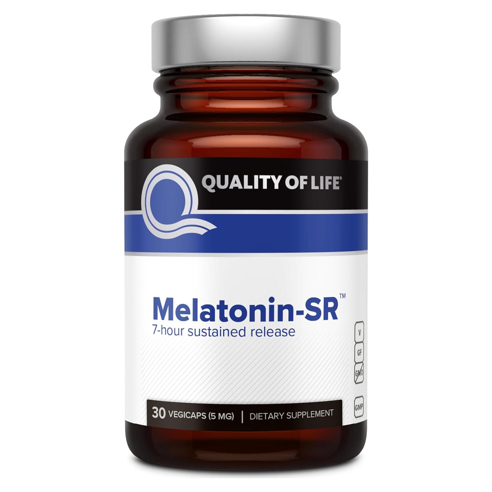 Suplemento de Melatonina Premium Calidad de Vida 5mg 30 Vegicaps