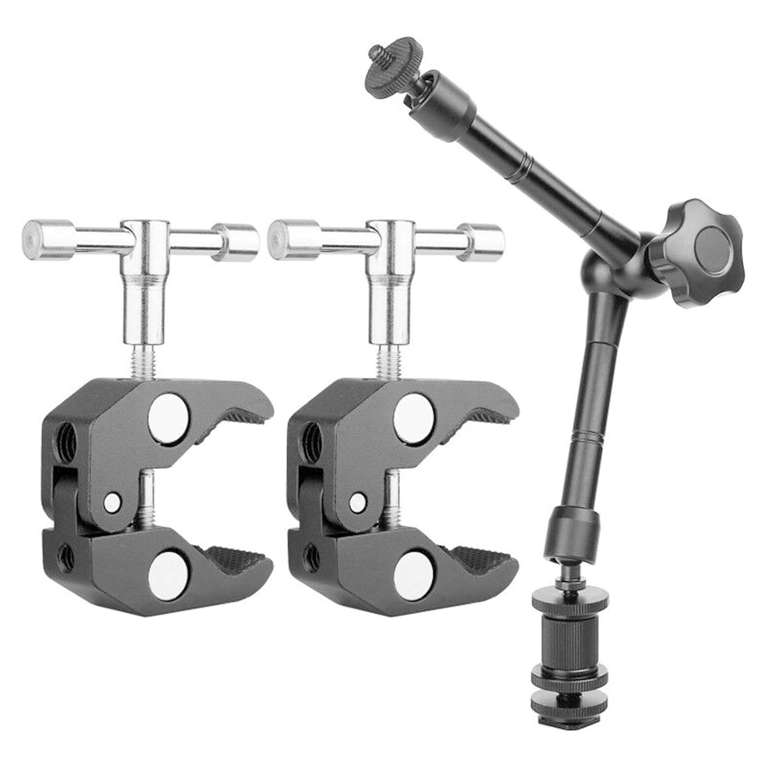 Brazo Mágico Articulado 28cm ChromLives con 2 Abrazaderas