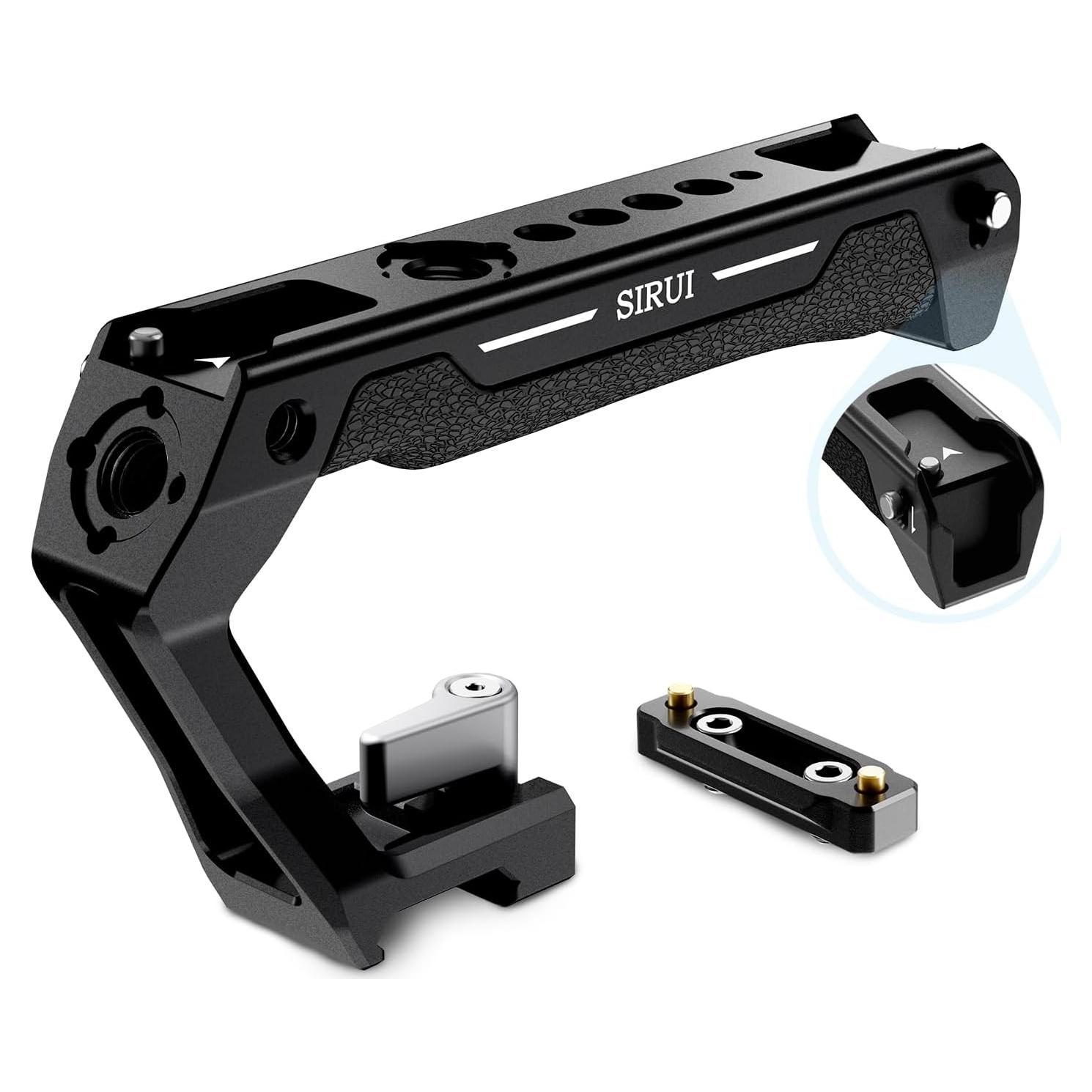 Mango Superior SIRUI SC-TH con Riel NATO y Zapatas Frías