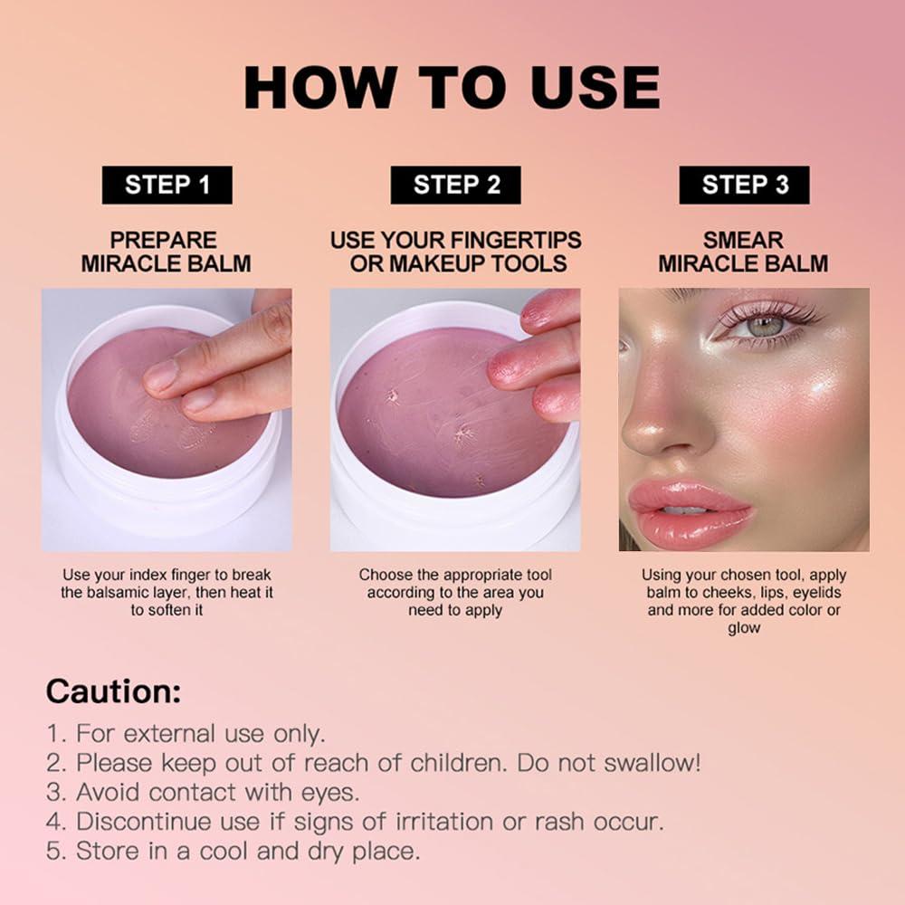 Bálsamo Multi Glow JIMYAUQIN - Hidratante 51.6g Color Natural