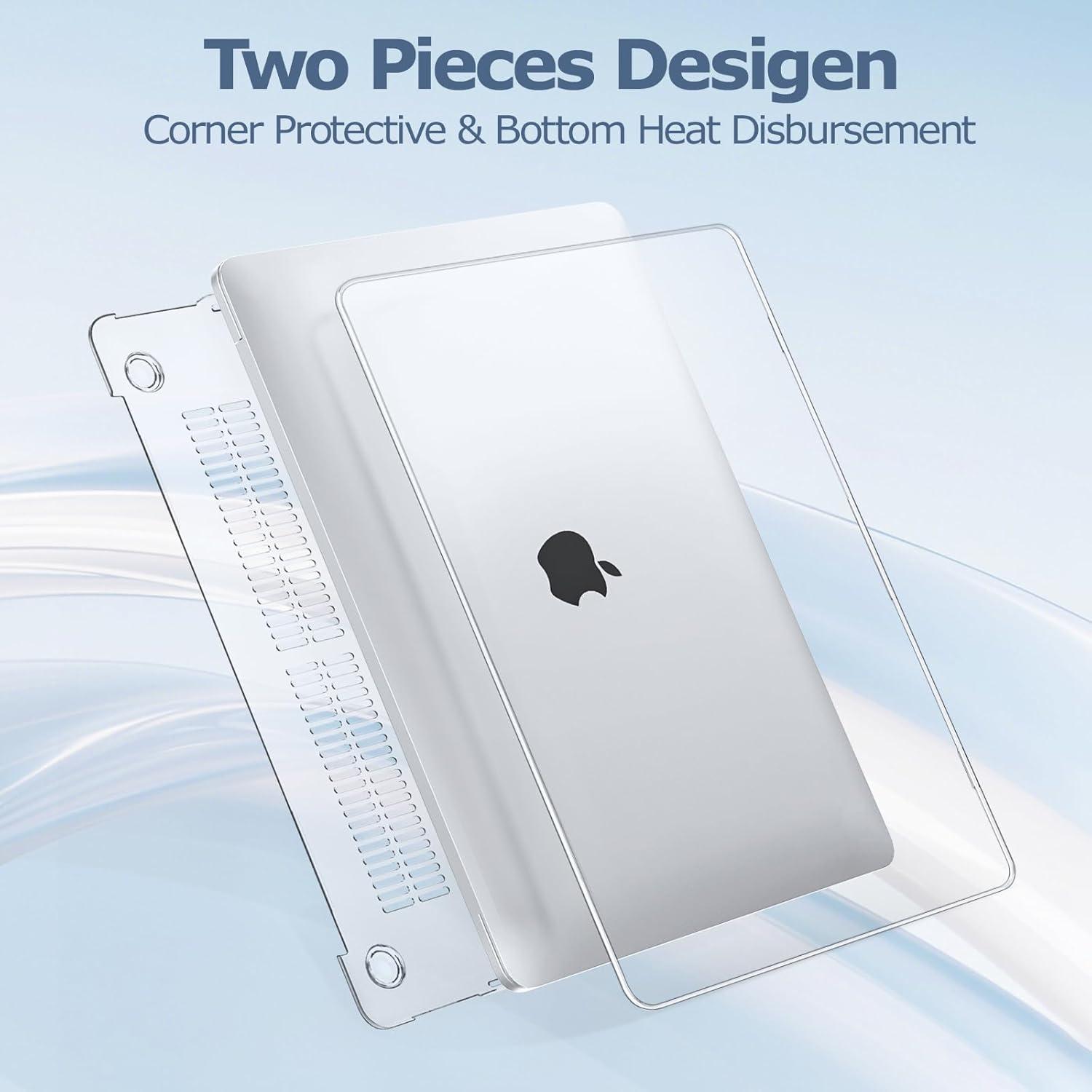 Funda Dura MOSISO para MacBook Pro 13" Transparente