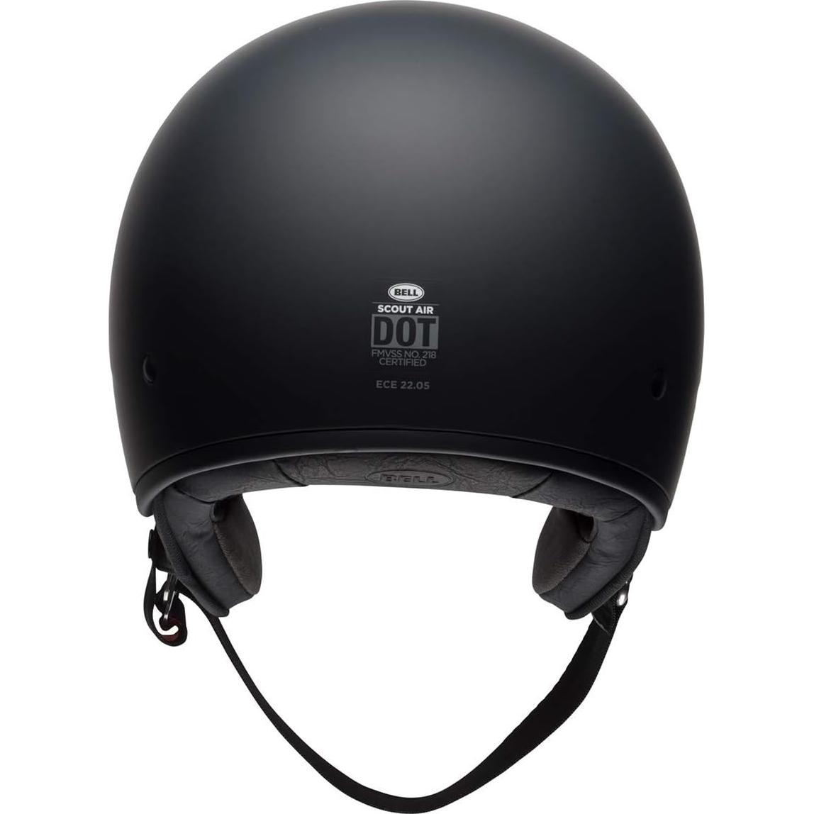 Casco Bell Scout Air Mediano Negro Mate Ligero 900g