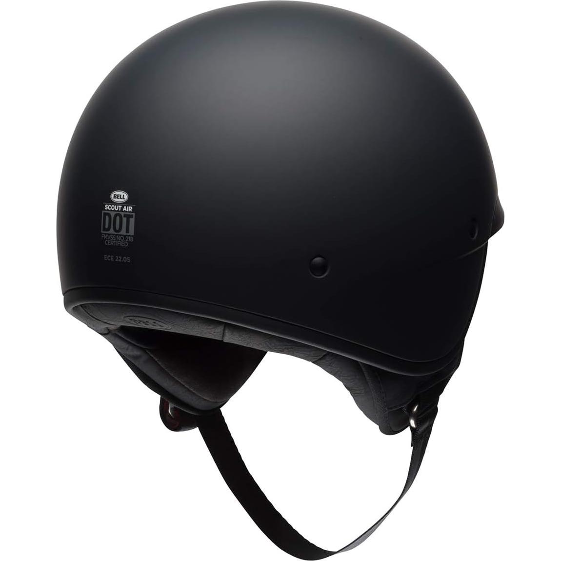 Casco Bell Scout Air Mediano Negro Mate Ligero 900g