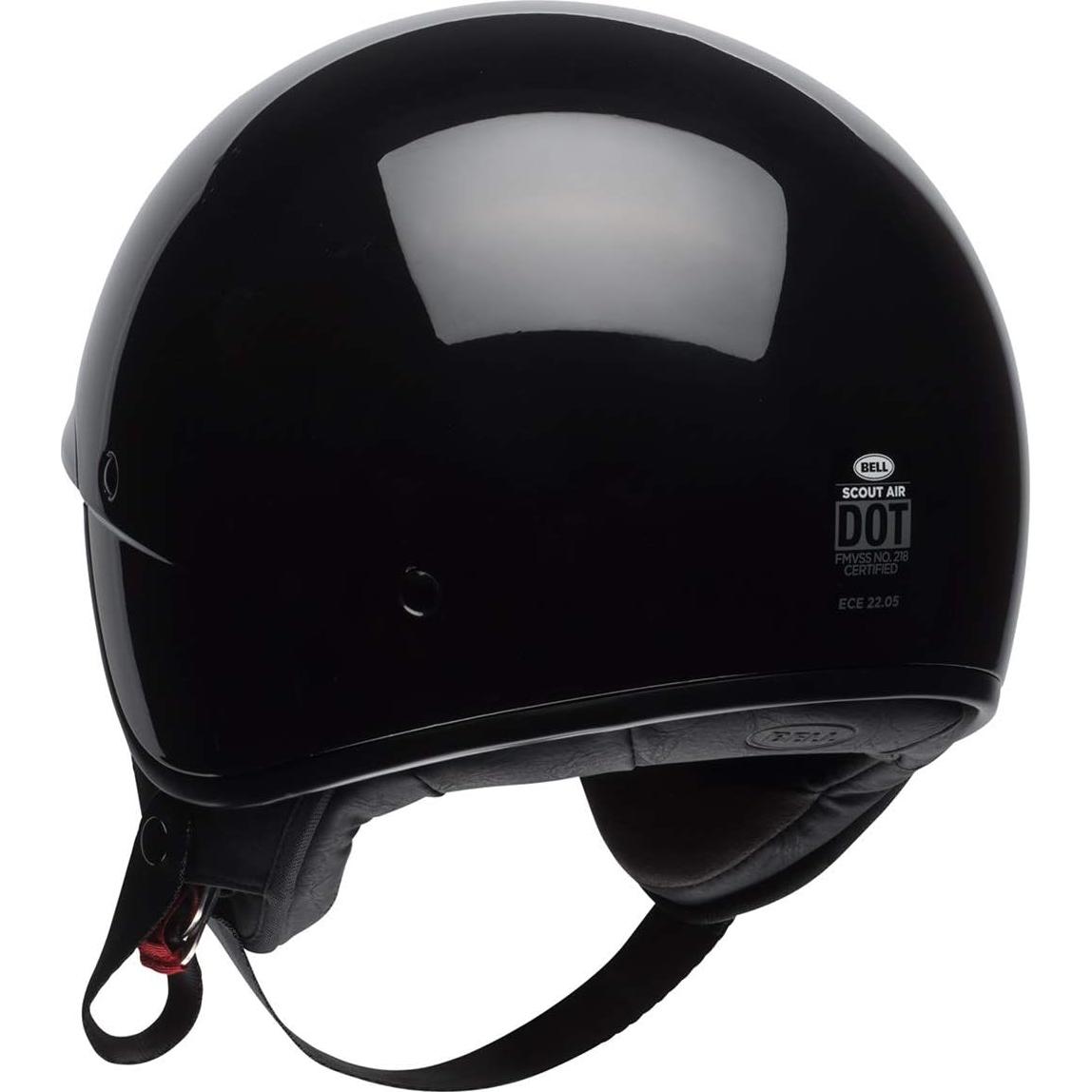 Casco Bell Scout Air Unisex Ligero 900g Negro Brillante