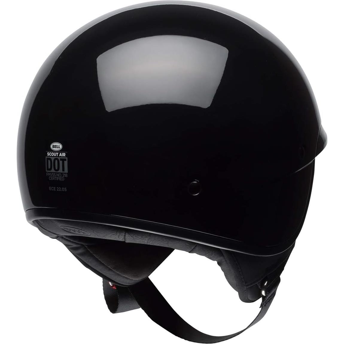 Casco Bell Scout Air Unisex Ligero 900g Negro Brillante