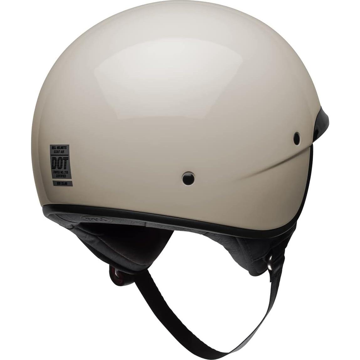 Casco Bell Scout Air Unisex Ligero 900g Blanco Brillante