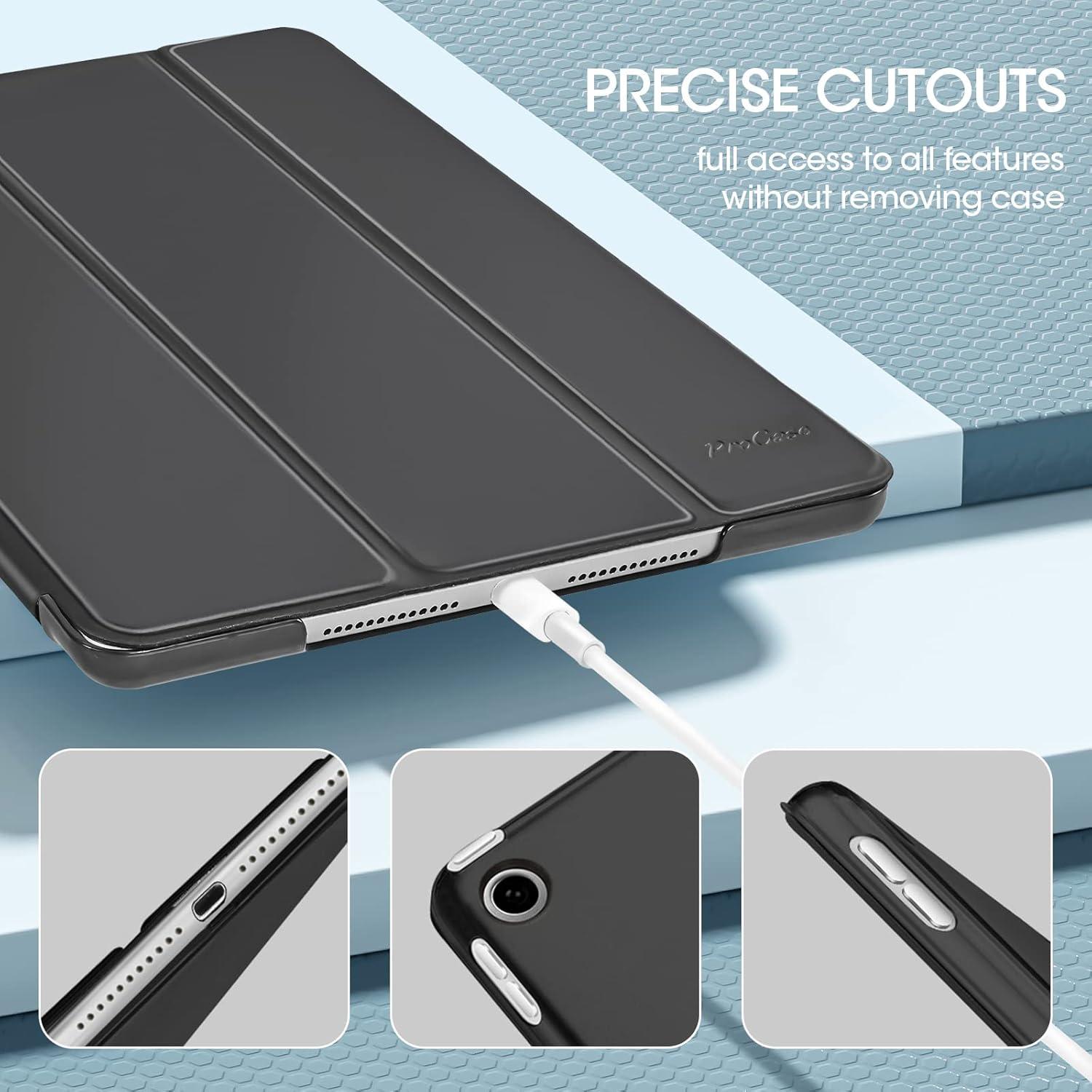 Funda ProCase para iPad 10.2 9ª Gen 2021 - Negro