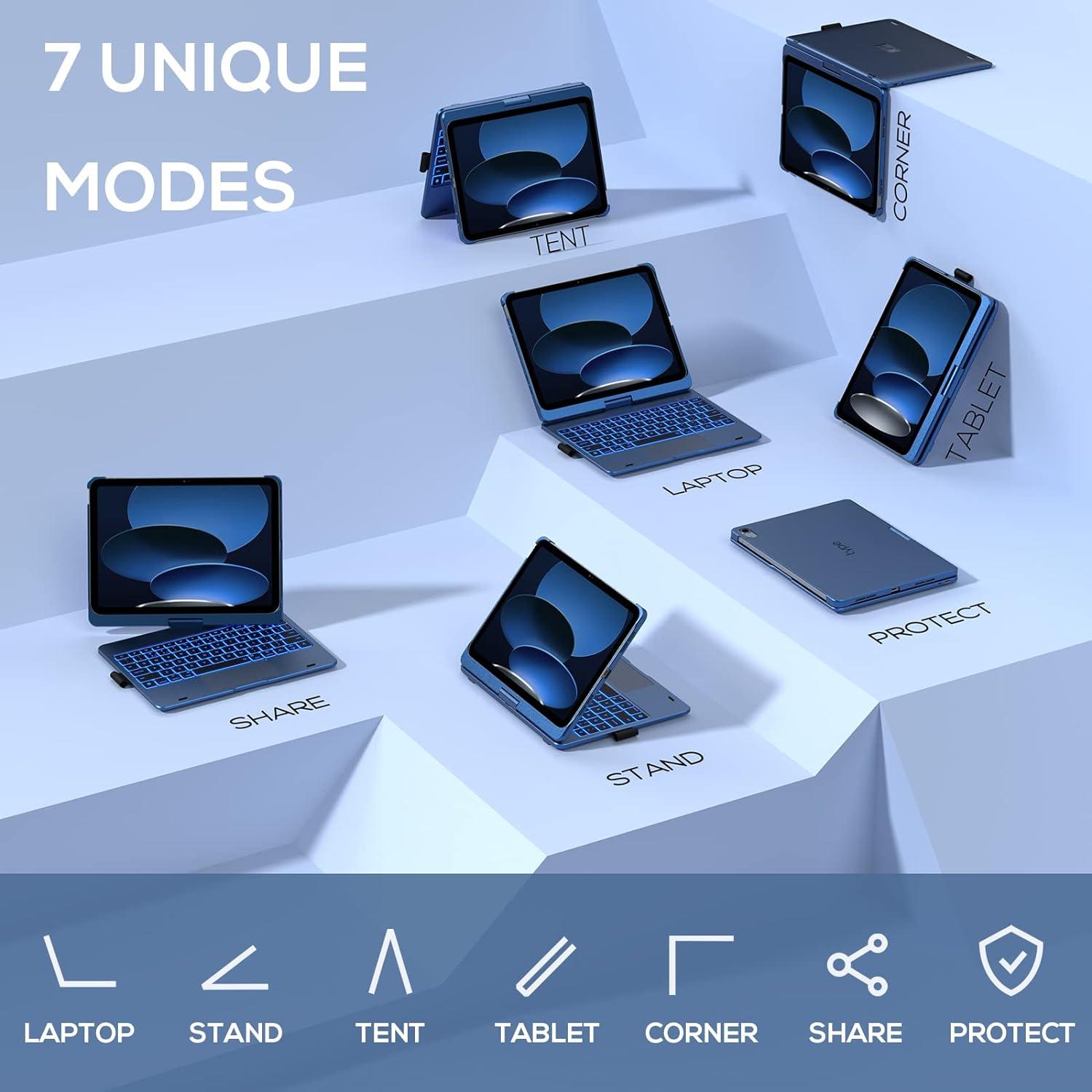 Funda con Teclado Typecase para iPad 10.9" y 11" 2022-2025