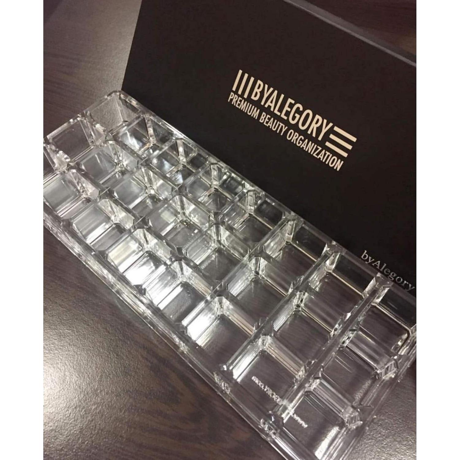Organizador de Labiales Acrílico BY ALEGORY 24 Espacios Transparente