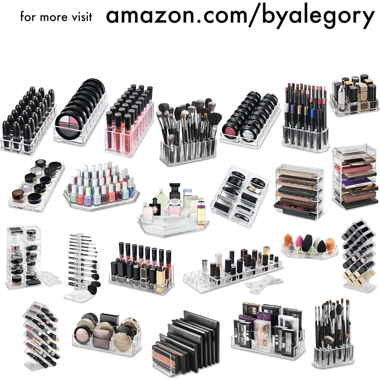 Organizador de Labiales Acrílico BY ALEGORY 24 Espacios Transparente