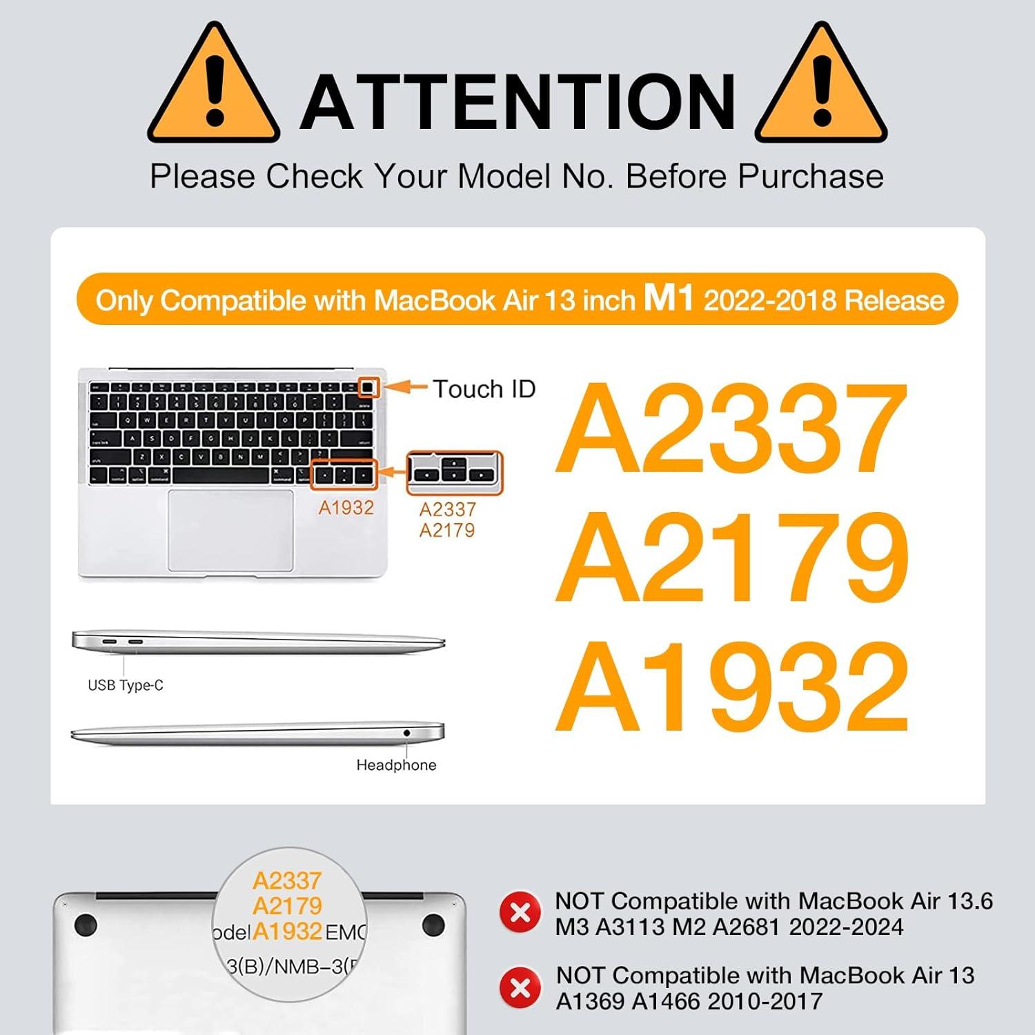 Funda MOSISO para MacBook Air 13.3" Cuarzo Rosa 2022-2018