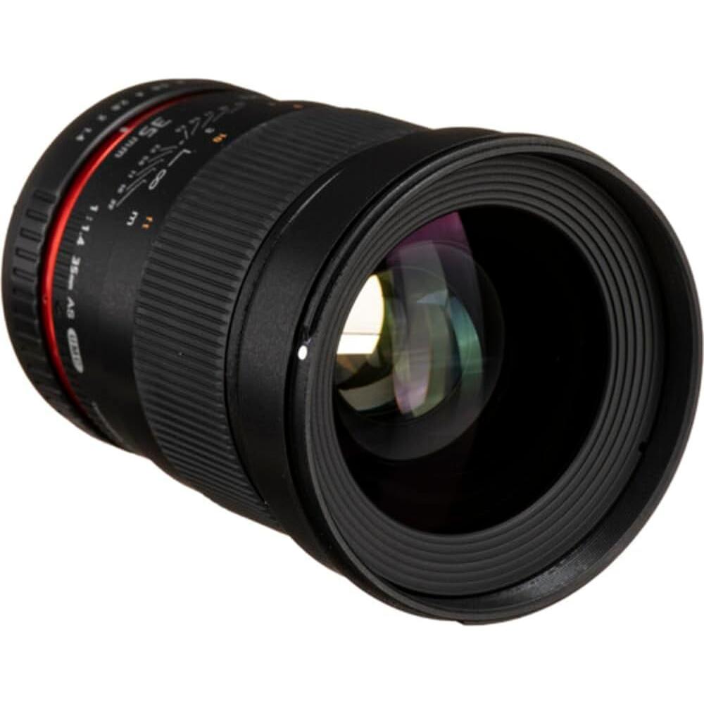 Lente Rokinon 35mm f/1.4 para Cámaras Canon - 0.66 kg