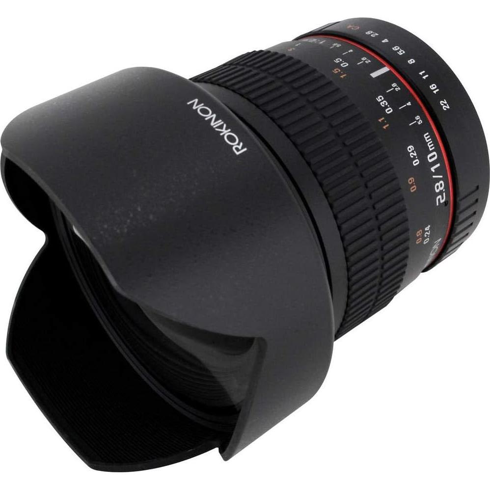 Lente Ultra Gran Angular Rokinon 10mm F2.8 para Canon DSLR
