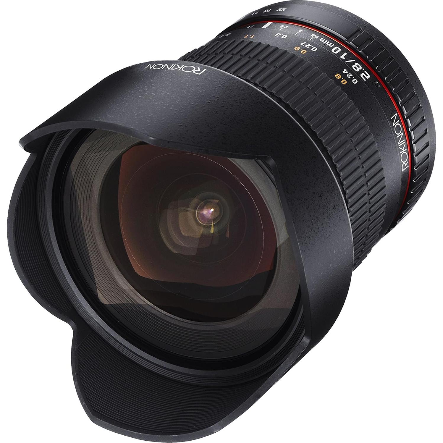 Lente Ultra Gran Angular Rokinon 10mm F2.8 para Canon DSLR