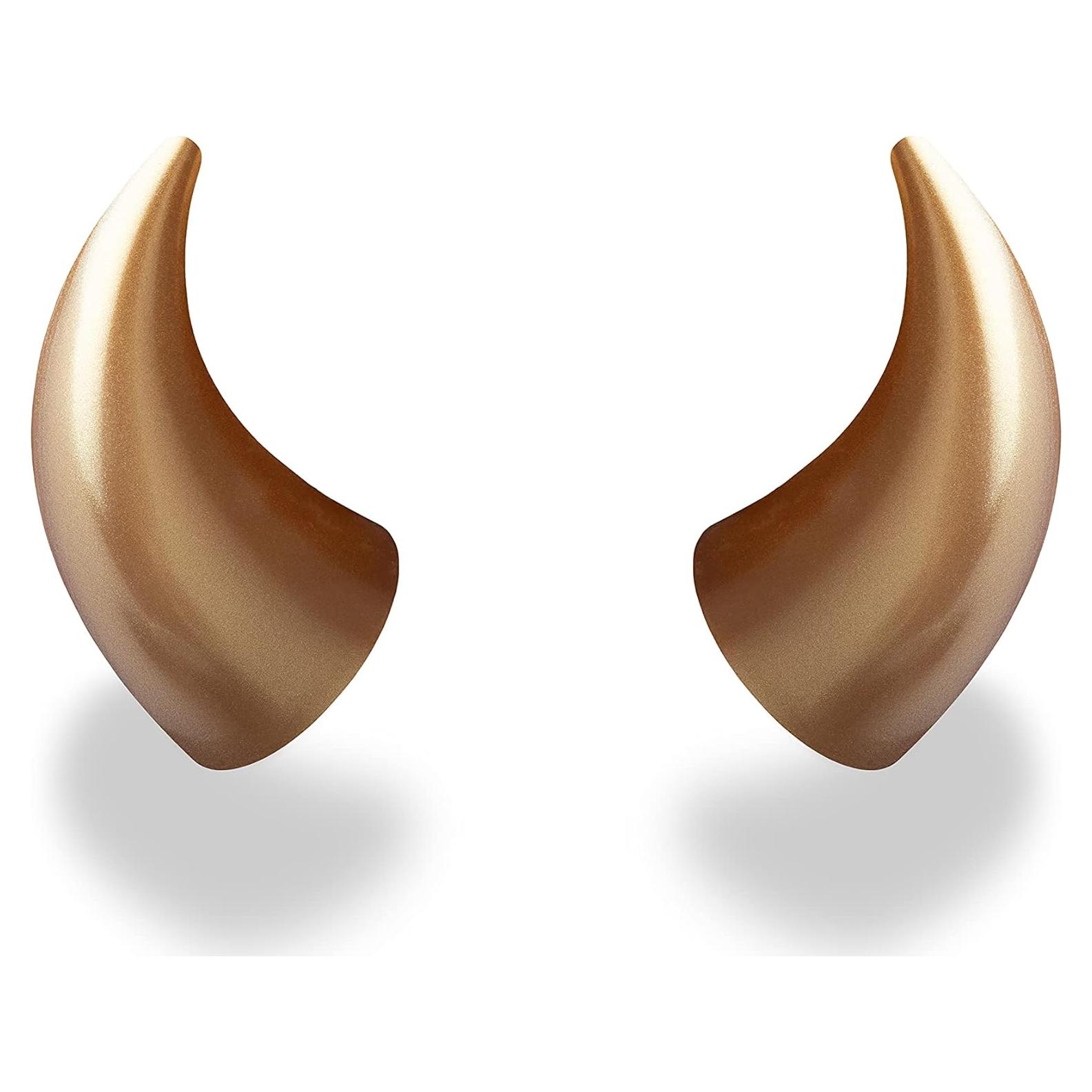 Cuernos de Diablo Helmet Flair para Casco | Magnéticos | Oro