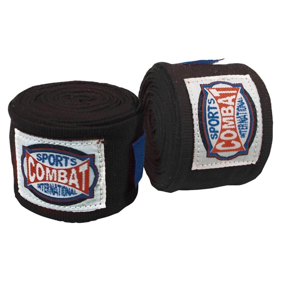 Envolturas de Mano Semi-Elásticas Combat Sports 5m Negro